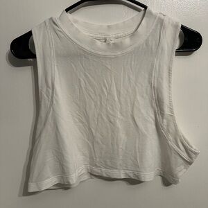 Lululemon crop tank size 6 white